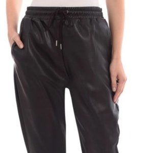 Bagatelle Faux Leather Joggers